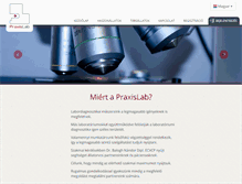 Tablet Screenshot of praxislab.hu